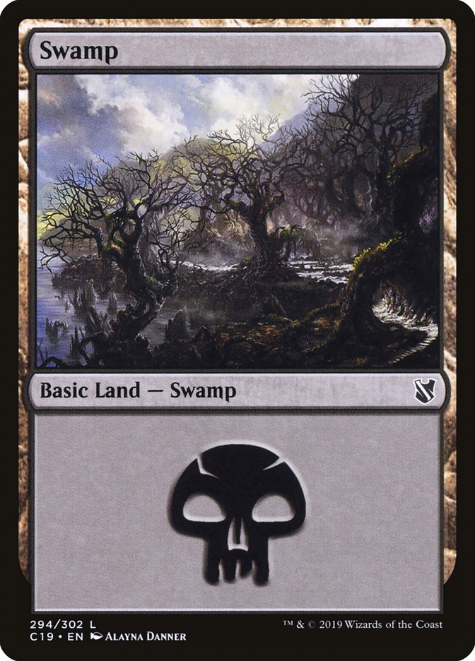 Swamp (294) [Commander 2019] | Shuffle n Cut Hobbies & Games