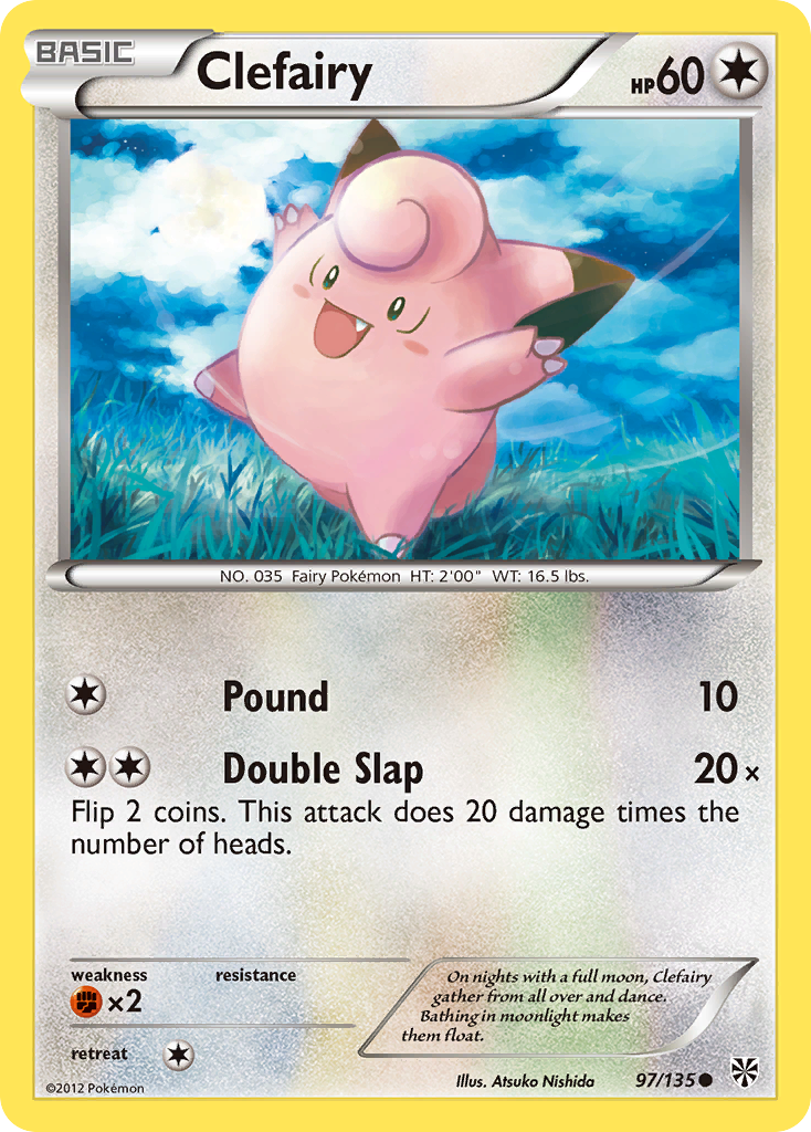 Clefairy (97/135) [Black & White: Plasma Storm] | Shuffle n Cut Hobbies & Games