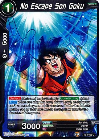 No Escape Son Goku [TB3-065] | Shuffle n Cut Hobbies & Games
