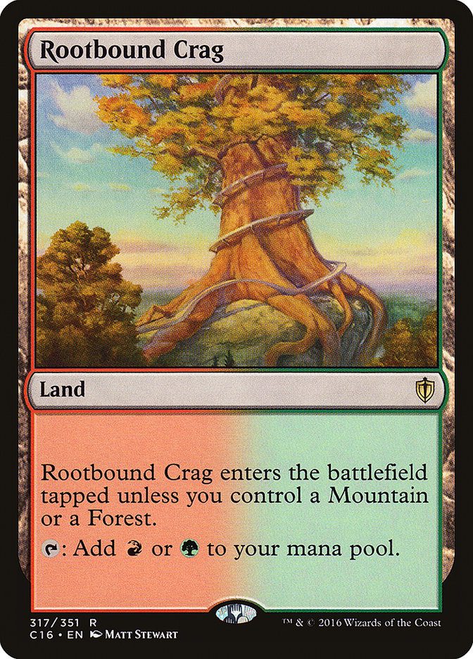 Rootbound Crag [Commander 2016] | Shuffle n Cut Hobbies & Games