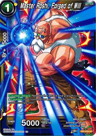 Master Roshi, Forged of Will (Alternate Art) [TB1-076] | Shuffle n Cut Hobbies & Games