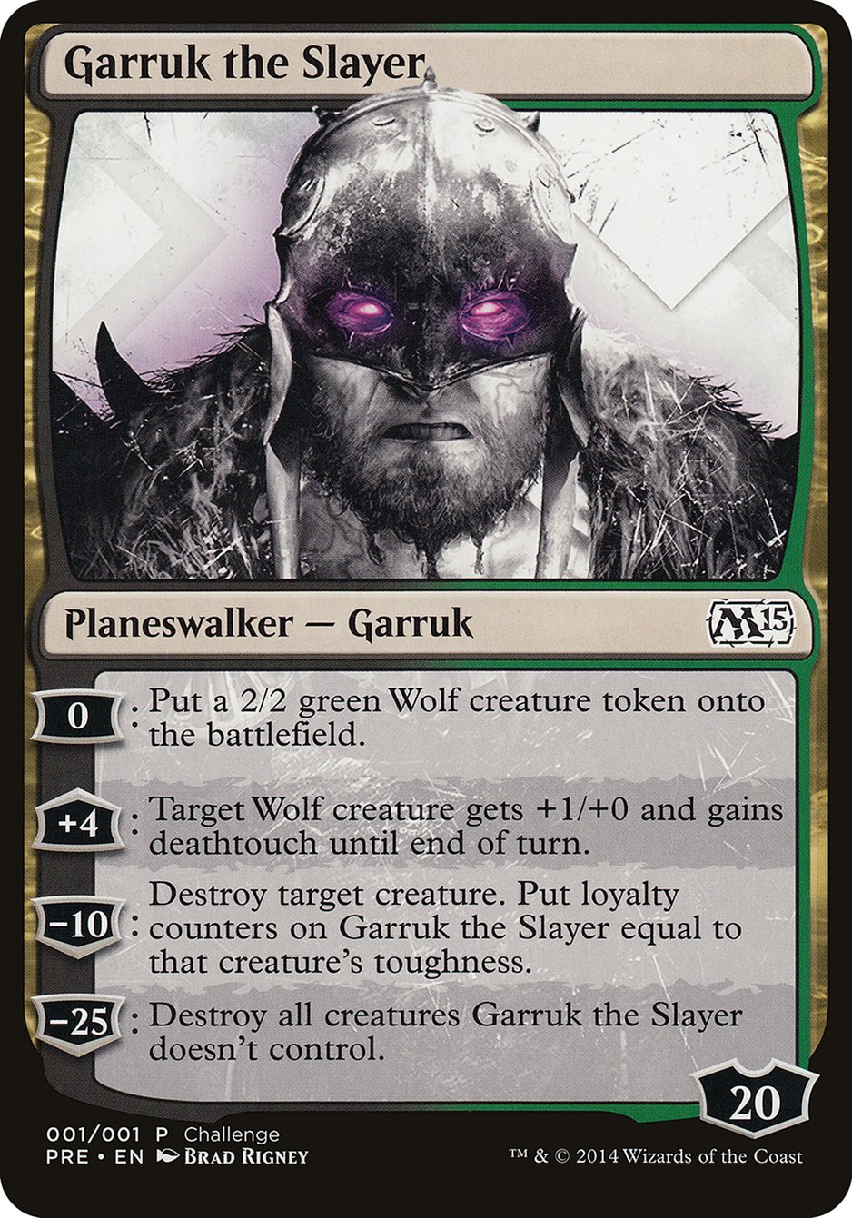 Garruk the Slayer (Prerelease Challenge) [Magic 2015 Prerelease Promos] | Shuffle n Cut Hobbies & Games