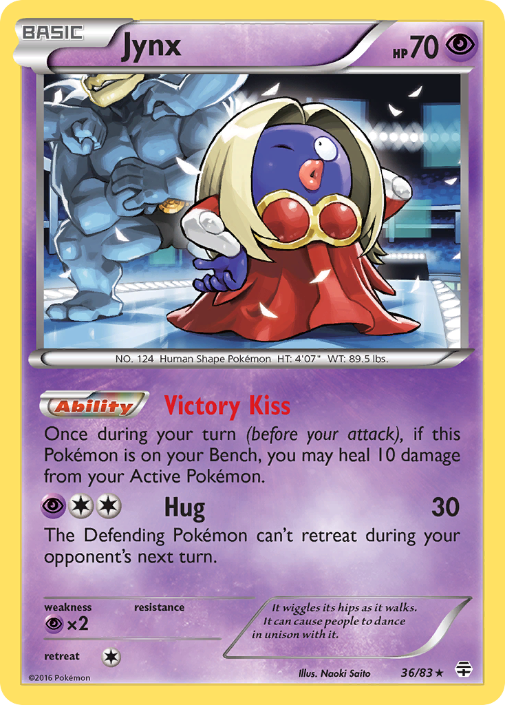 Jynx (36/83) [XY: Generations] | Shuffle n Cut Hobbies & Games