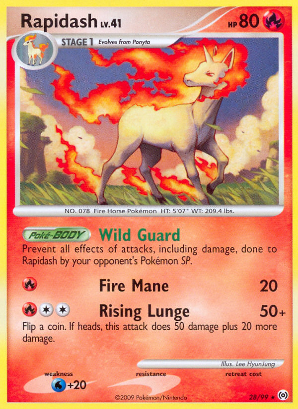 Rapidash (28/99) [Platinum: Arceus] | Shuffle n Cut Hobbies & Games