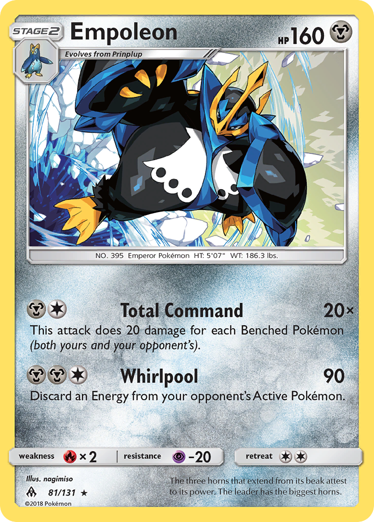 Empoleon (81/131) [Sun & Moon: Forbidden Light] | Shuffle n Cut Hobbies & Games