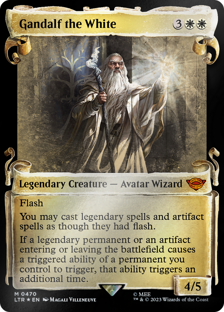 Gandalf the White [The Lord of the Rings: Tales of Middle-Earth Showcase Scrolls] | Shuffle n Cut Hobbies & Games