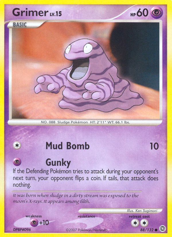 Grimer (88/132) [Diamond & Pearl: Secret Wonders] | Shuffle n Cut Hobbies & Games