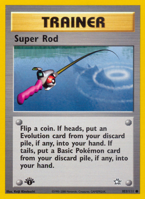 Super Rod (103/111) [Neo Genesis 1st Edition] | Shuffle n Cut Hobbies & Games