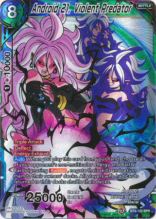 Android 21, Violent Predator (SPR) [BT8-122] | Shuffle n Cut Hobbies & Games