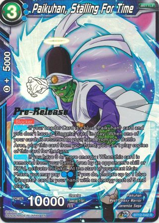 Paikuhan, Supporting His Comrades (BT12-044) [Vicious Rejuvenation Prerelease Promos] | Shuffle n Cut Hobbies & Games