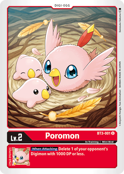 Poromon [BT3-001] [Release Special Booster Ver.1.5] | Shuffle n Cut Hobbies & Games