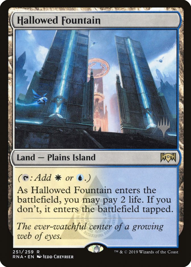 Hallowed Fountain (Promo Pack) [Ravnica Allegiance Promos] | Shuffle n Cut Hobbies & Games