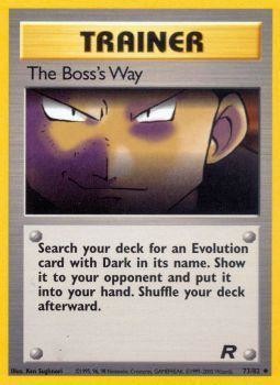 The Boss's Way (73/82) [Team Rocket Unlimited] | Shuffle n Cut Hobbies & Games