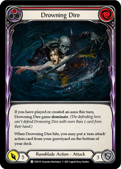 Drowning Dire (Red) [EVR110] (Everfest)  1st Edition Rainbow Foil | Shuffle n Cut Hobbies & Games