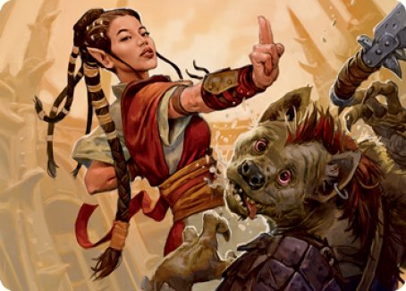 Half-Elf Monk Art Card [Dungeons & Dragons: Adventures in the Forgotten Realms Art Series] | Shuffle n Cut Hobbies & Games