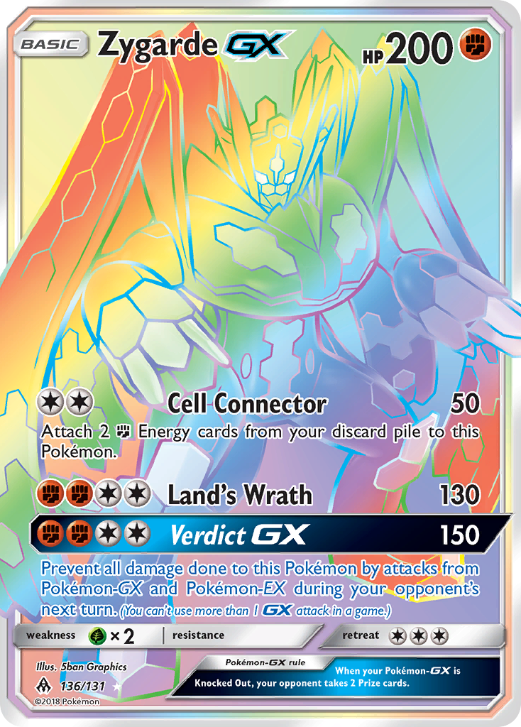 Zygarde GX (136/131) [Sun & Moon: Forbidden Light] | Shuffle n Cut Hobbies & Games