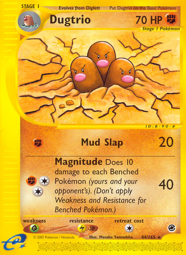 Dugtrio (44/165) [Expedition: Base Set] | Shuffle n Cut Hobbies & Games