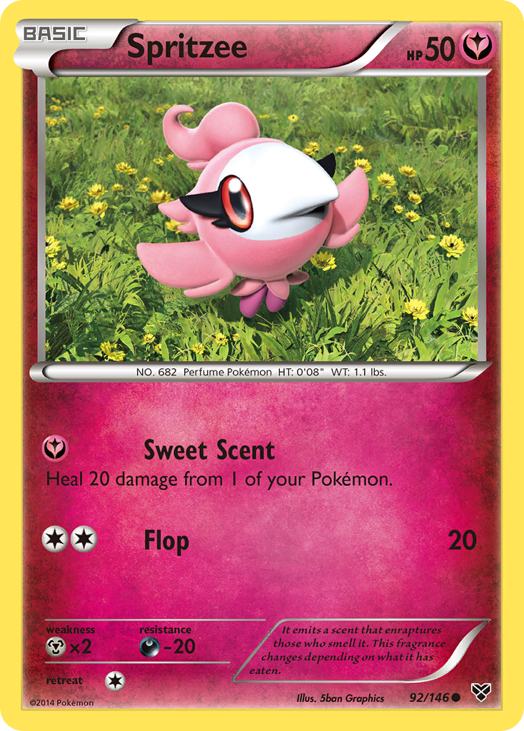 Spritzee (92/146) [XY: Base Set] | Shuffle n Cut Hobbies & Games