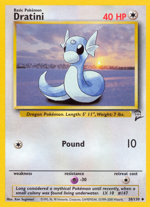 Dratini (38/130) [Base Set 2] | Shuffle n Cut Hobbies & Games