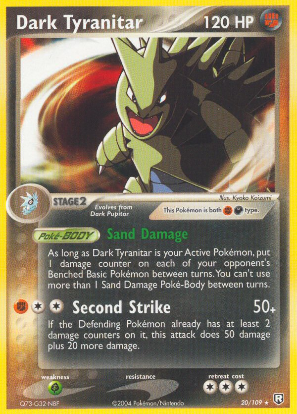 Dark Tyranitar (20/109) [EX: Team Rocket Returns] | Shuffle n Cut Hobbies & Games