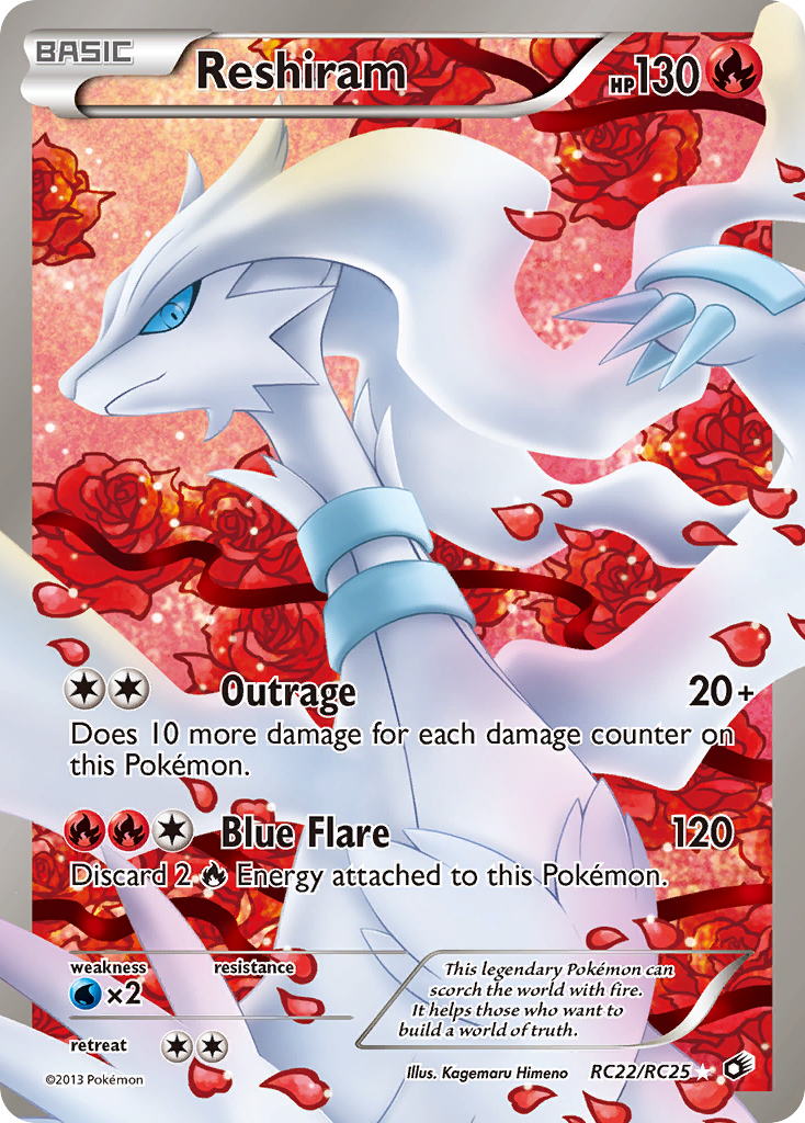 Reshiram (RC22/RC25) [Black & White: Legendary Treasures] | Shuffle n Cut Hobbies & Games