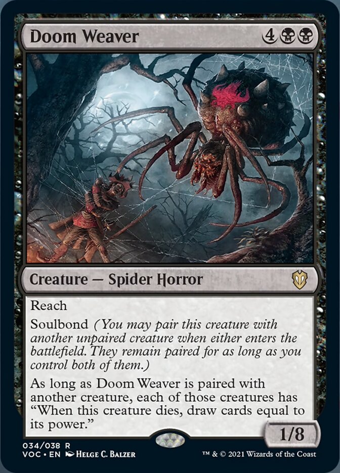 Doom Weaver [Innistrad: Crimson Vow Commander] | Shuffle n Cut Hobbies & Games