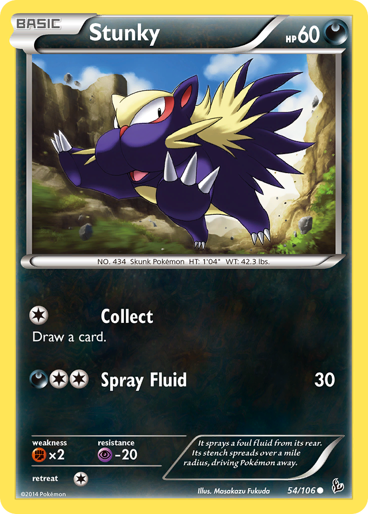 Stunky (54/106) [XY: Flashfire] | Shuffle n Cut Hobbies & Games