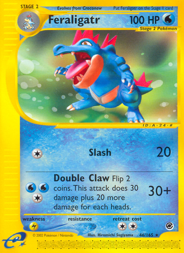 Feraligatr (46/165) [Expedition: Base Set] | Shuffle n Cut Hobbies & Games