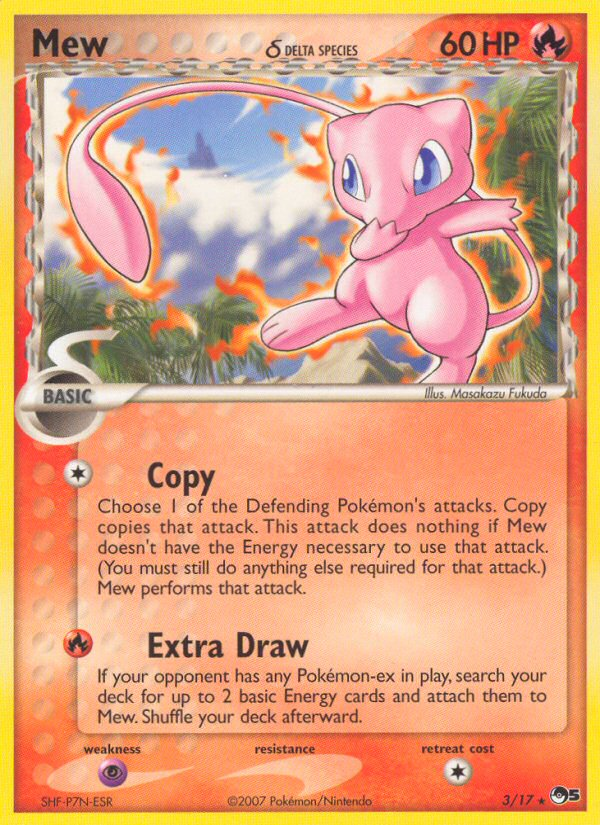 Mew (3/17) (Delta Species) [POP Series 5] | Shuffle n Cut Hobbies & Games