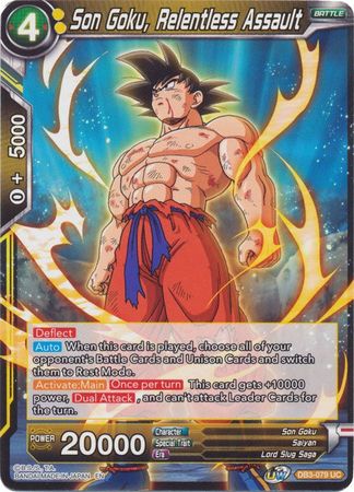 Son Goku, Relentless Assault [DB3-079] | Shuffle n Cut Hobbies & Games