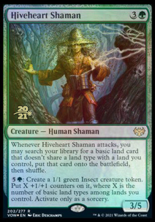 Hiveheart Shaman [Innistrad: Crimson Vow Prerelease Promos] | Shuffle n Cut Hobbies & Games