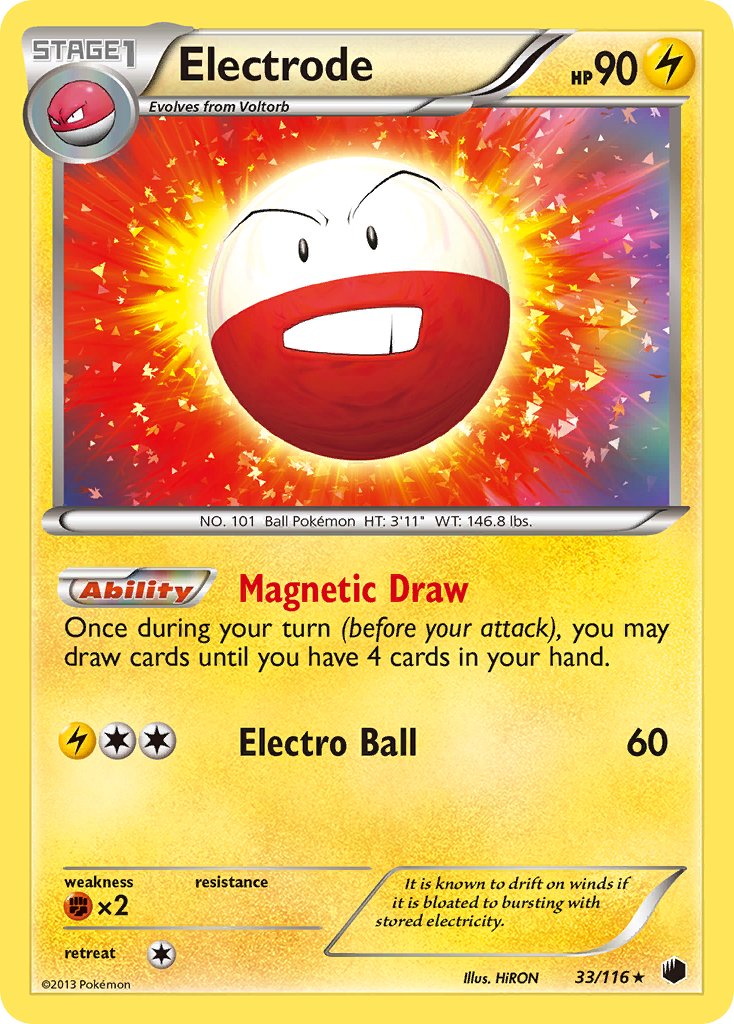 Electrode (33/116) (Theme Deck Exclusive) [Black & White: Plasma Freeze] | Shuffle n Cut Hobbies & Games