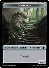 Phyrexian Golem // Construct Double-Sided Token [March of the Machine Commander Tokens] | Shuffle n Cut Hobbies & Games