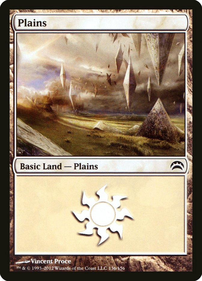 Plains (136) [Planechase 2012] | Shuffle n Cut Hobbies & Games