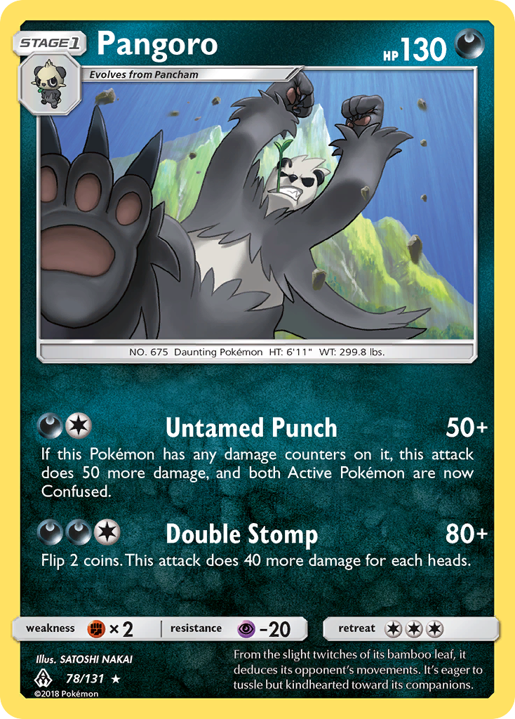 Pangoro (78/131) [Sun & Moon: Forbidden Light] | Shuffle n Cut Hobbies & Games