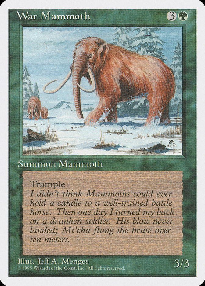 War Mammoth [Fourth Edition] | Shuffle n Cut Hobbies & Games