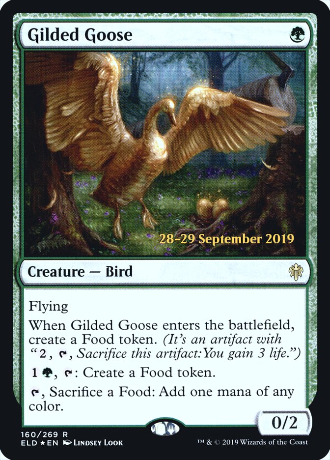 Gilded Goose [Throne of Eldraine Prerelease Promos] | Shuffle n Cut Hobbies & Games