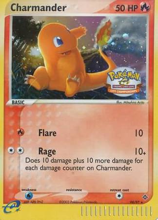 Charmander (98/97) (City Championship Promo) [EX: Dragon] | Shuffle n Cut Hobbies & Games