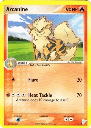 Arcanine (1/12) [EX: Trainer Kit 2 - Minun] | Shuffle n Cut Hobbies & Games