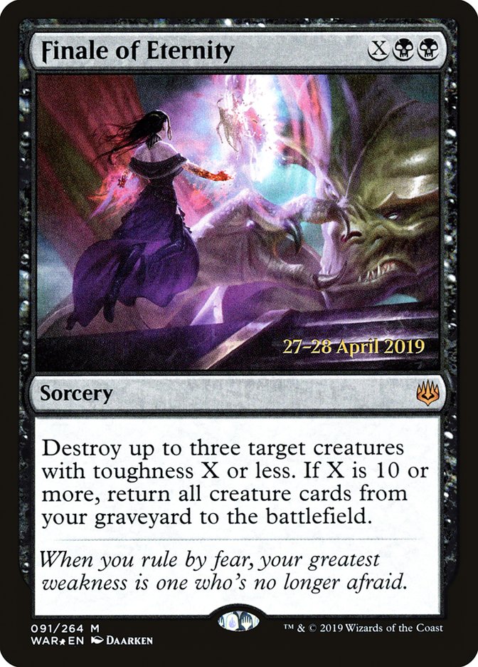 Finale of Eternity [War of the Spark Prerelease Promos] | Shuffle n Cut Hobbies & Games