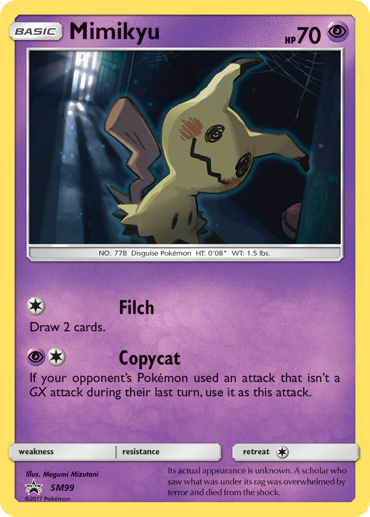 Mimikyu (SM99) [Sun & Moon: Black Star Promos] | Shuffle n Cut Hobbies & Games