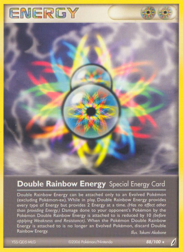 Double Rainbow Energy (88/100) [EX: Crystal Guardians] | Shuffle n Cut Hobbies & Games