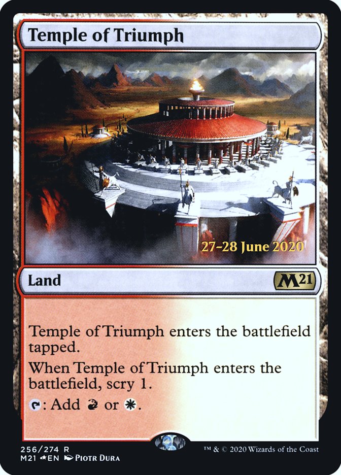 Temple of Triumph [Core Set 2021 Prerelease Promos] | Shuffle n Cut Hobbies & Games