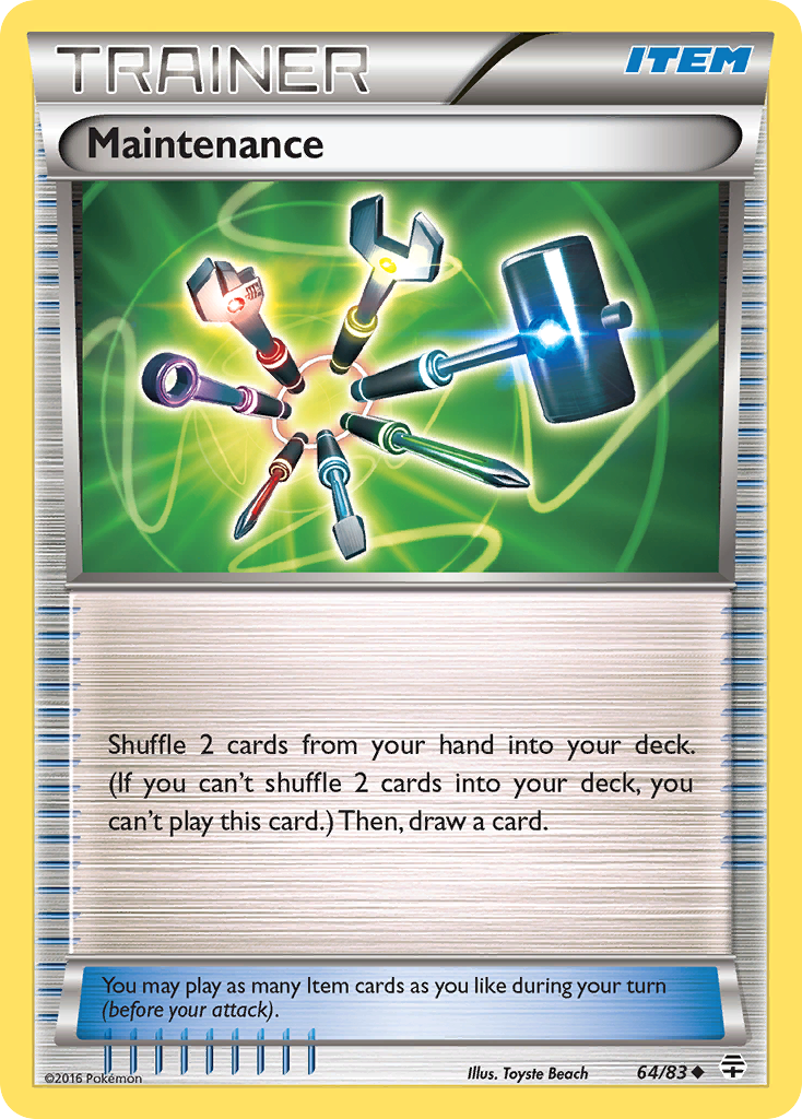 Maintenance (64/83) [XY: Generations] | Shuffle n Cut Hobbies & Games