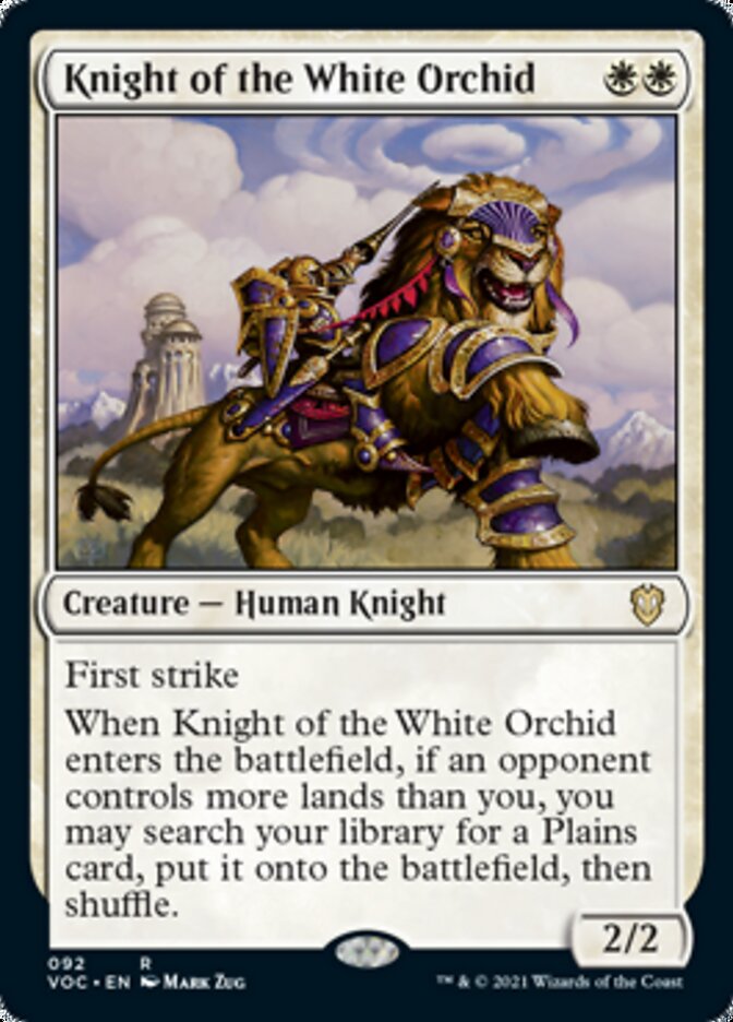 Knight of the White Orchid [Innistrad: Crimson Vow Commander] | Shuffle n Cut Hobbies & Games