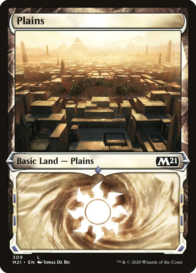 Plains (309) (Showcase) [Core Set 2021] | Shuffle n Cut Hobbies & Games