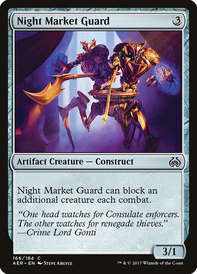 Night Market Guard [Aether Revolt] | Shuffle n Cut Hobbies & Games