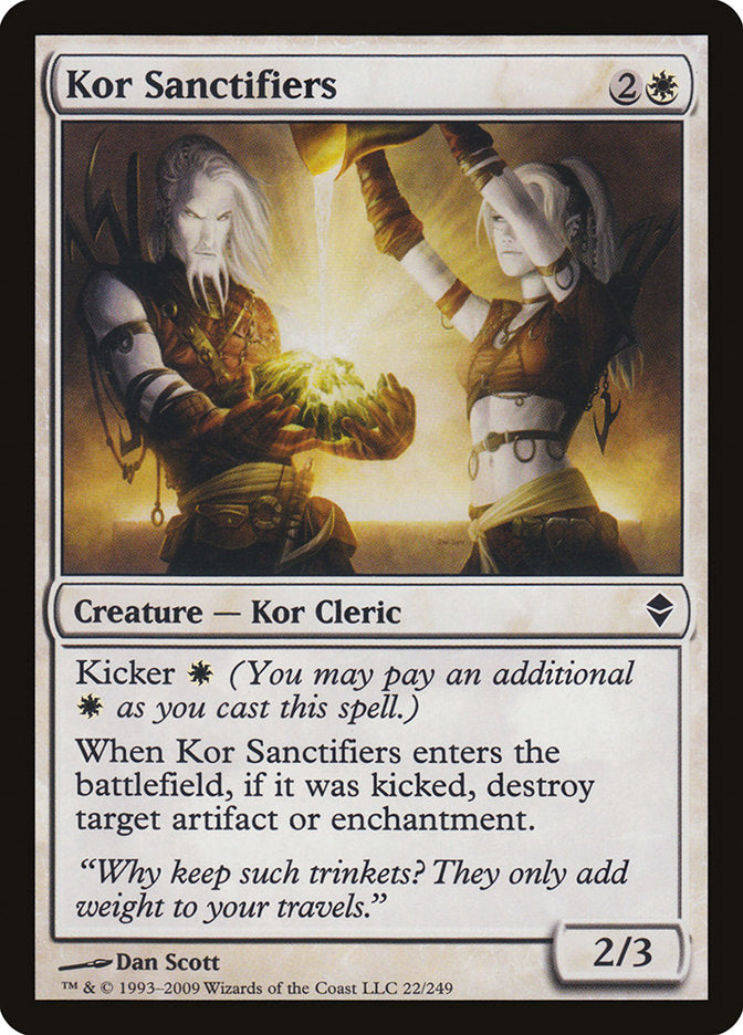 Kor Sanctifiers [Zendikar] | Shuffle n Cut Hobbies & Games