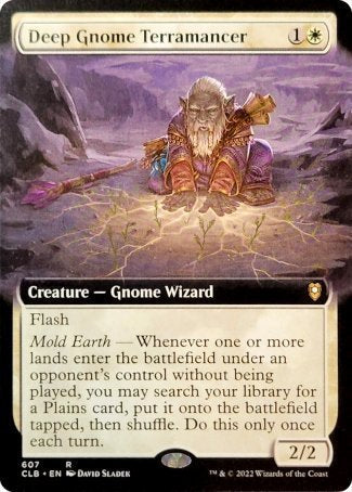 Deep Gnome Terramancer (Extended Art) [Commander Legends: Battle for Baldur's Gate] | Shuffle n Cut Hobbies & Games