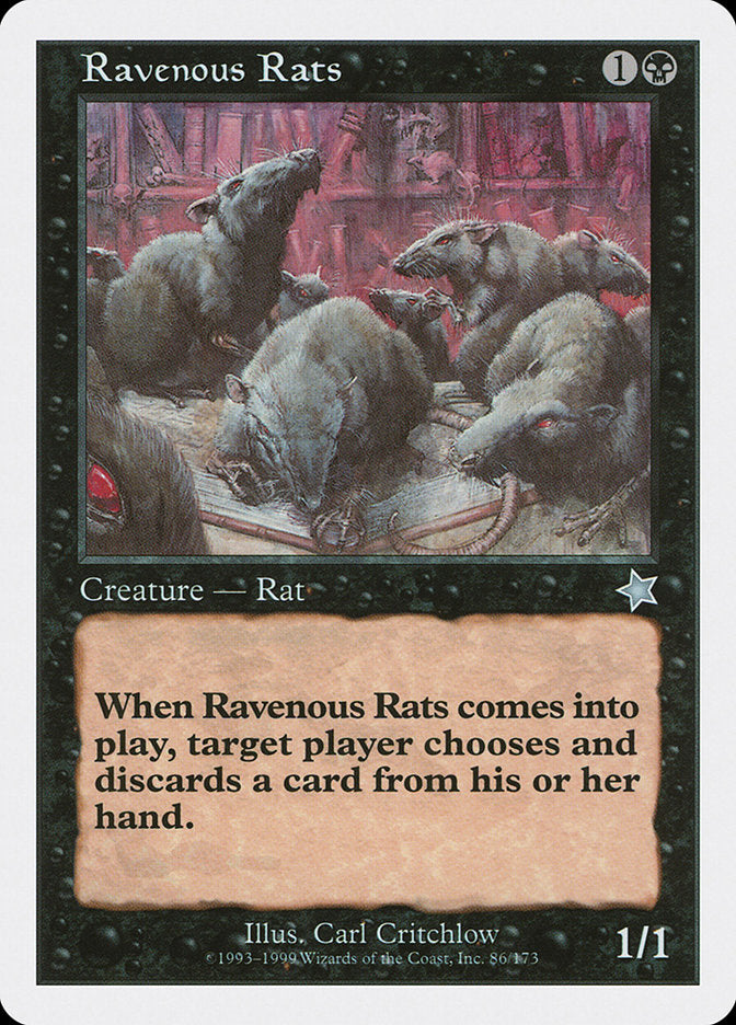 Ravenous Rats [Starter 1999] | Shuffle n Cut Hobbies & Games